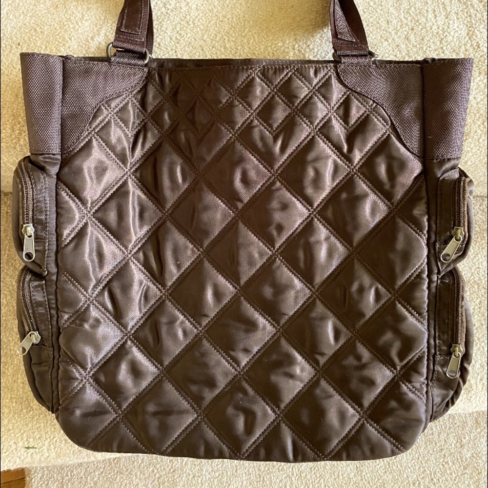 Brown Eddie Bauer tote purse